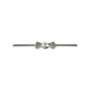 Verbindungsschmuckhaken, 3,3cm, silberfarben, 120 Stück