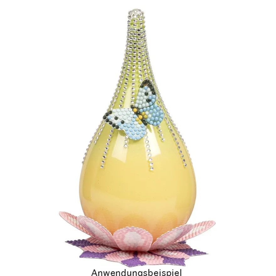 Vorlage für Diamond Painting: Blüten, DIN A4