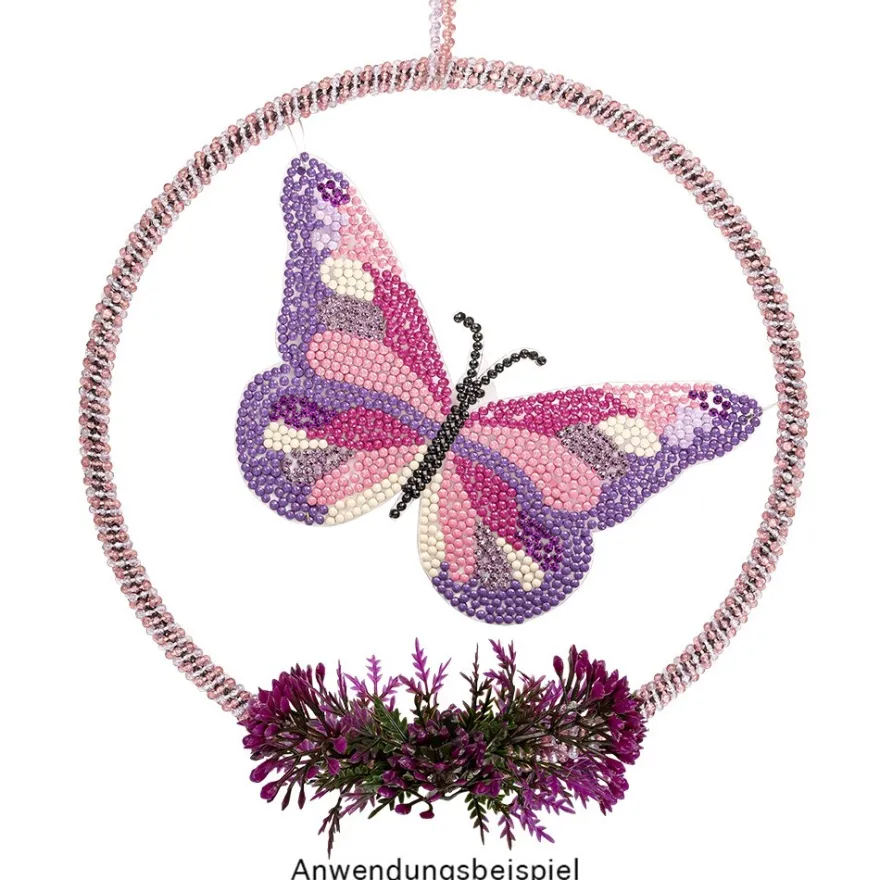 Vorlage für Diamond Painting: Schmetterlinge, DIN A4