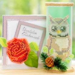 Vorlagen für Diamond Painting: Im Garten, DIN A4, 2 Stück