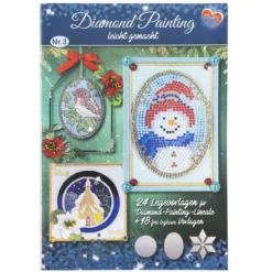 Vorlagenheft: Diamond Painting leicht gemacht Nr. 3, 24 Legevorlagen für Diamond-Painting-Lineale