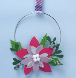 Vorlage: Weihnachtsstern, für Metallring, DIN A4