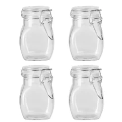 Vorratsgläser mit Bügelverschluss, 100ml, 4 Stück