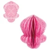 Waben-Stanzteile, Glockenblume 4, rosa, 6,3cm x 8,7cm, 100 Stück
