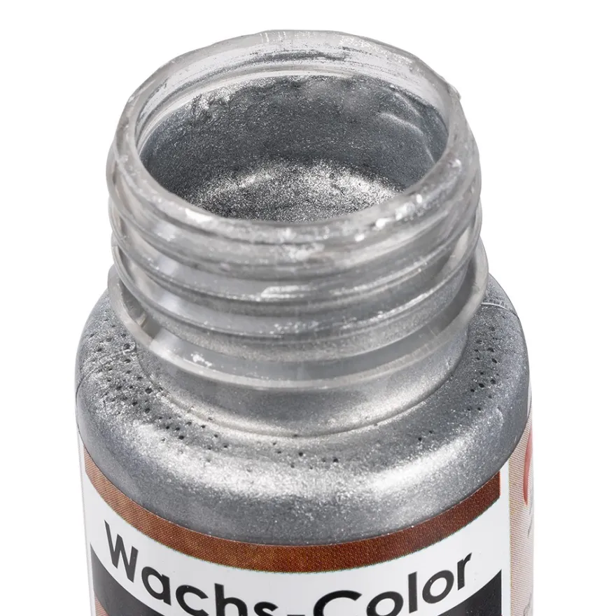 Wachs-Color, metallic, silber, 50ml