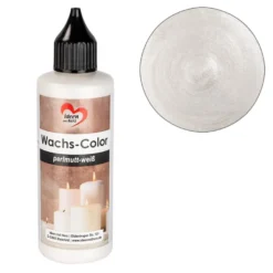 Wachs-Color, perlmutt-weiß, 90ml