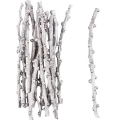 Wald-Deko, Äste, 10-20cm, 30g, silber