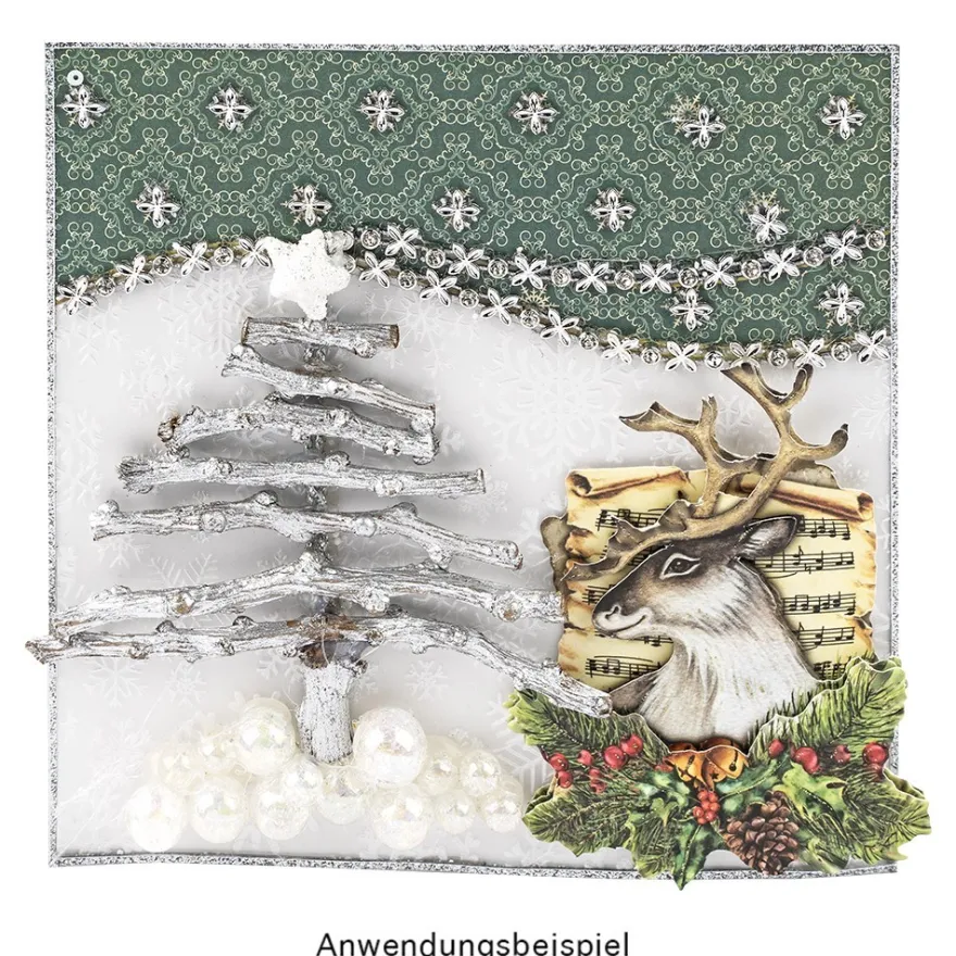 Wald-Deko, Äste, 10-20cm, 30g, silber