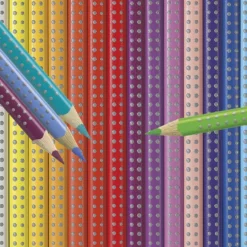 Wasservermalbare Buntstifte/Aquarell-Farbstifte, Colour Grip, Faber-Castell, 24 Stück