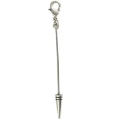 Wechselstäbe, 5cm, 5 Stück, silber patiniert