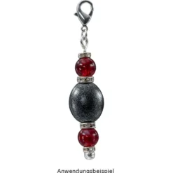 Wechselstäbe, Design 3, 5,7cm, Spitzenform: Kugel, silber, 5 Stück