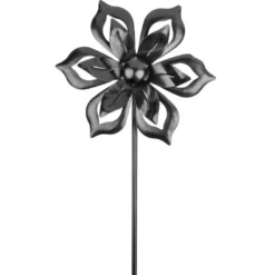 Windrad Design 5, Ø 22cm, Höhe 82cm, schwarz