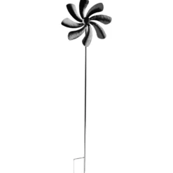 Windrad Design 2, Ø 29cm, Höhe 107cm, schwarz