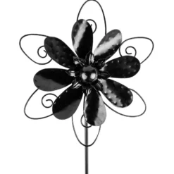 Windrad Design 3, Ø 29,5cm, Höhe 107cm, schwarz