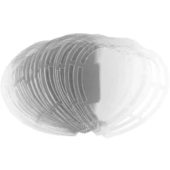 Windradfolien-Scheiben, Herz, 16cm x 16cm, transparent, 500µ, 20 Stück
