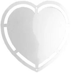 Windradfolien-Scheiben, Herz, 16cm x 16cm, transparent, 500µ, 20 Stück