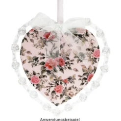 Windradfolien-Scheiben, Herz, 16cm x 16cm, transparent, 500µ, 20 Stück