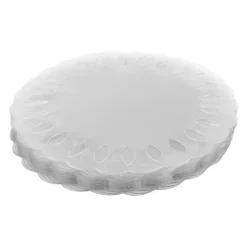 Windradfolien-Scheiben, mit Stanzornamentik, Kreis, Ø 16cm, 500µ, transparent, 20 Stück
