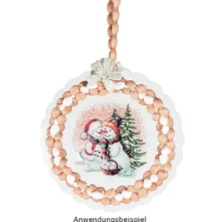 Windradfolien-Scheiben, mit Stanzornamentik, Kreis, Ø 16cm, 500µ, transparent, 20 Stück