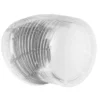 Windradfolien-Scheiben, Oval, 17cm x 12,6cm, transparent, 500µ, 20 Stück