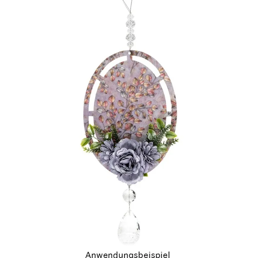 Windradfolien-Scheiben, Oval, 17cm x 12,6cm, transparent, 500µ, 20 Stück