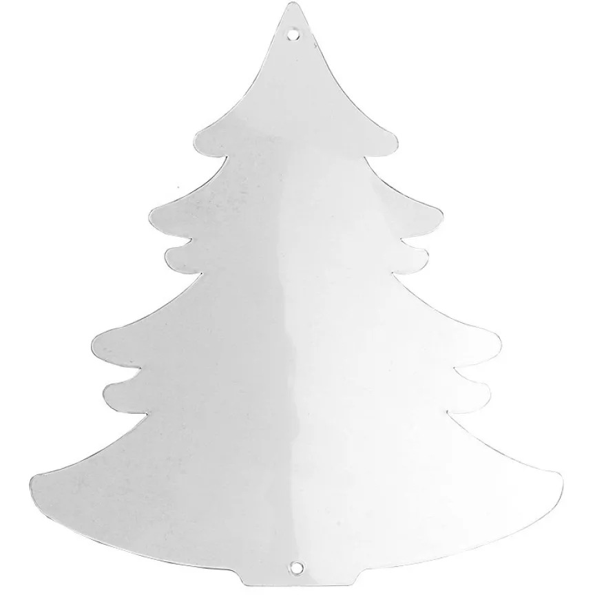 Windradfolien-Scheiben, Tanne, 16cm x 14,5cm, transparent, 500µ, 20 Stück
