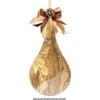 Windradfolien-Scheiben, Tropfen, 11,3cm x 22cm, transparent, mit Loch, 20 Stück