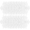 Winter-Deko, Rohling, Eiskristall 1, Ø 9,5cm, weiß, 14 Stück