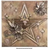 Winter-Deko, Rohling, Stern 3, Ø 29cm, weiß, 2 Stück