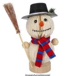 Winter-Outfit 4, Mützen, Schals & Nasen, 18-teilig, für Ø 6cm, rot/blau