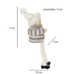Winter-Püppchen, Amelie 6, 17cm hoch, 2 Stück