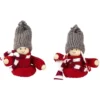 Winter-Püppchen, Design 1 "Lena", 8cm hoch, 2 Stück