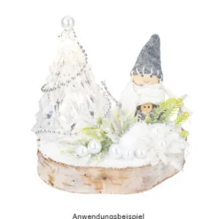 Winter-Püppchen, Design 16 "Linda", 8cm hoch, 2 Stück