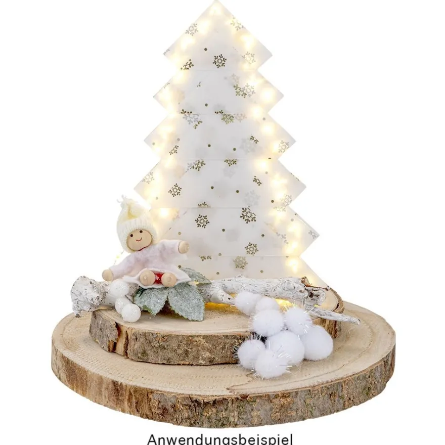 Winter-Püppchen, Polly & Alvin, 8cm hoch, 6 Stück