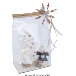 Winter-Püppchen, Polly & Alvin, 8cm hoch, 6 Stück
