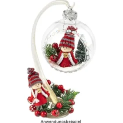 Winter-Püppchen, Sofie & Piet, 7cm hoch, 4 Stück