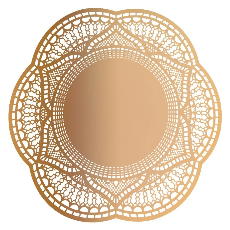 XL-Laser-Ornamente, Zierdeckchen 10, verschiedene Farben, Ø 20cm, 10 Stück