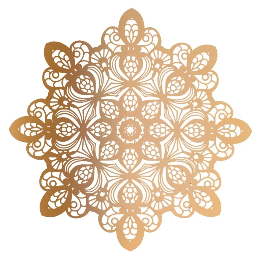XL-Laser-Ornamente, Zierdeckchen 13, verschiedene Farben, Ø 20cm, 10 Stück
