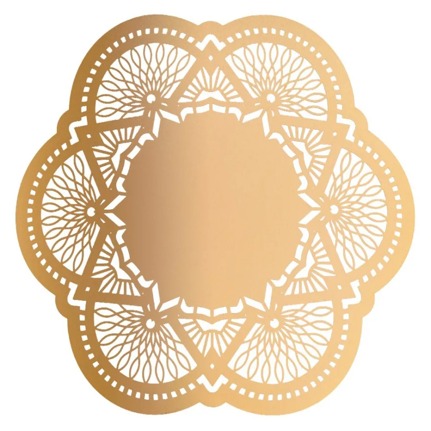 XL-Laser-Ornamente, Zierdeckchen 7, verschiedene Farben, Ø 20cm, 10 Stück