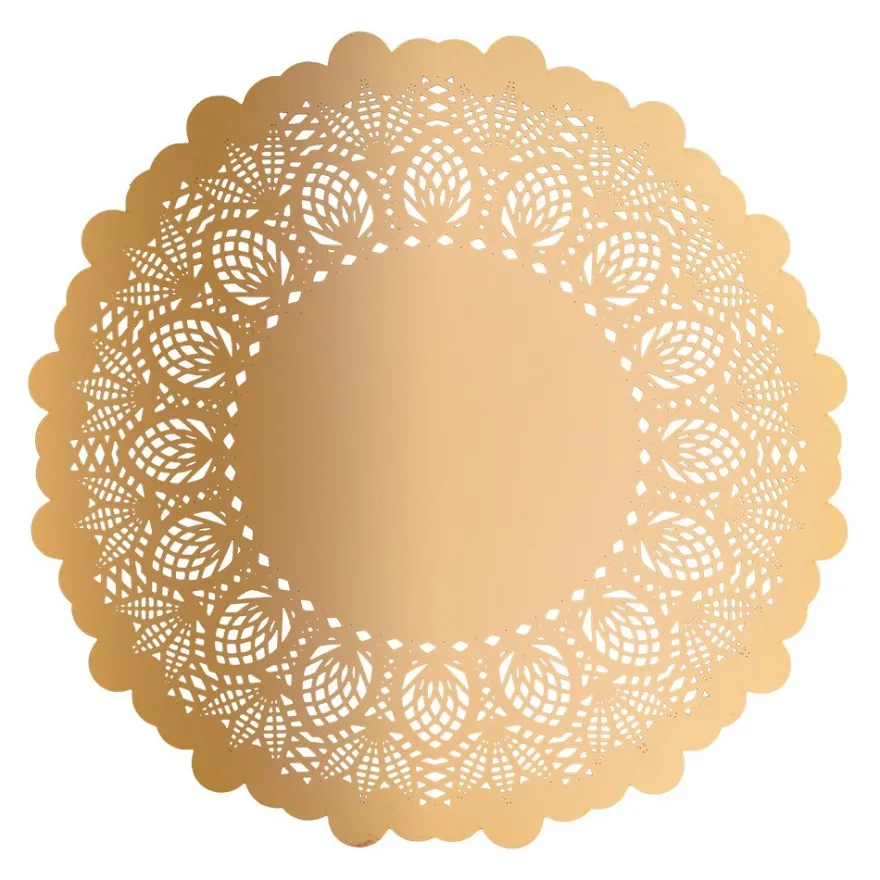 XL-Laser-Ornamente, Zierdeckchen 8, verschiedene Farben, Ø 20cm, 10 Stück