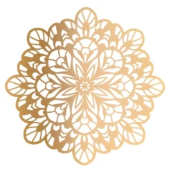 XL-Laser-Ornamente, Zierdeckchen 5, verschiedene Farben, Ø 20cm, 10 Stück