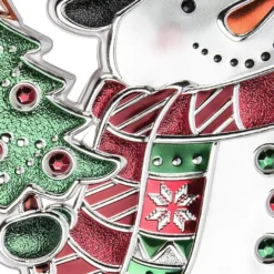 XL Relief-Sticker, Schneemann & Pinguin, 41cm x 24cm