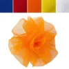 Zieh-Rüschen, Organza, kräftige Farben, 0,9m x 3cm, 10 Stück