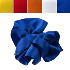 Zieh-Rüschen, Satin, kräftige Farben, 0,9m x 3cm, 10 Stück