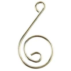 Zier-Aufhänge-Ösen, 2,2 x 3 cm, 20 Stück, gold