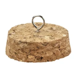 Zylindergläser mit Korkverschluss, 7cm hoch, außen: Ø 3,7cm, innen: Ø 3,2cm, mit Öse, 6 Stück